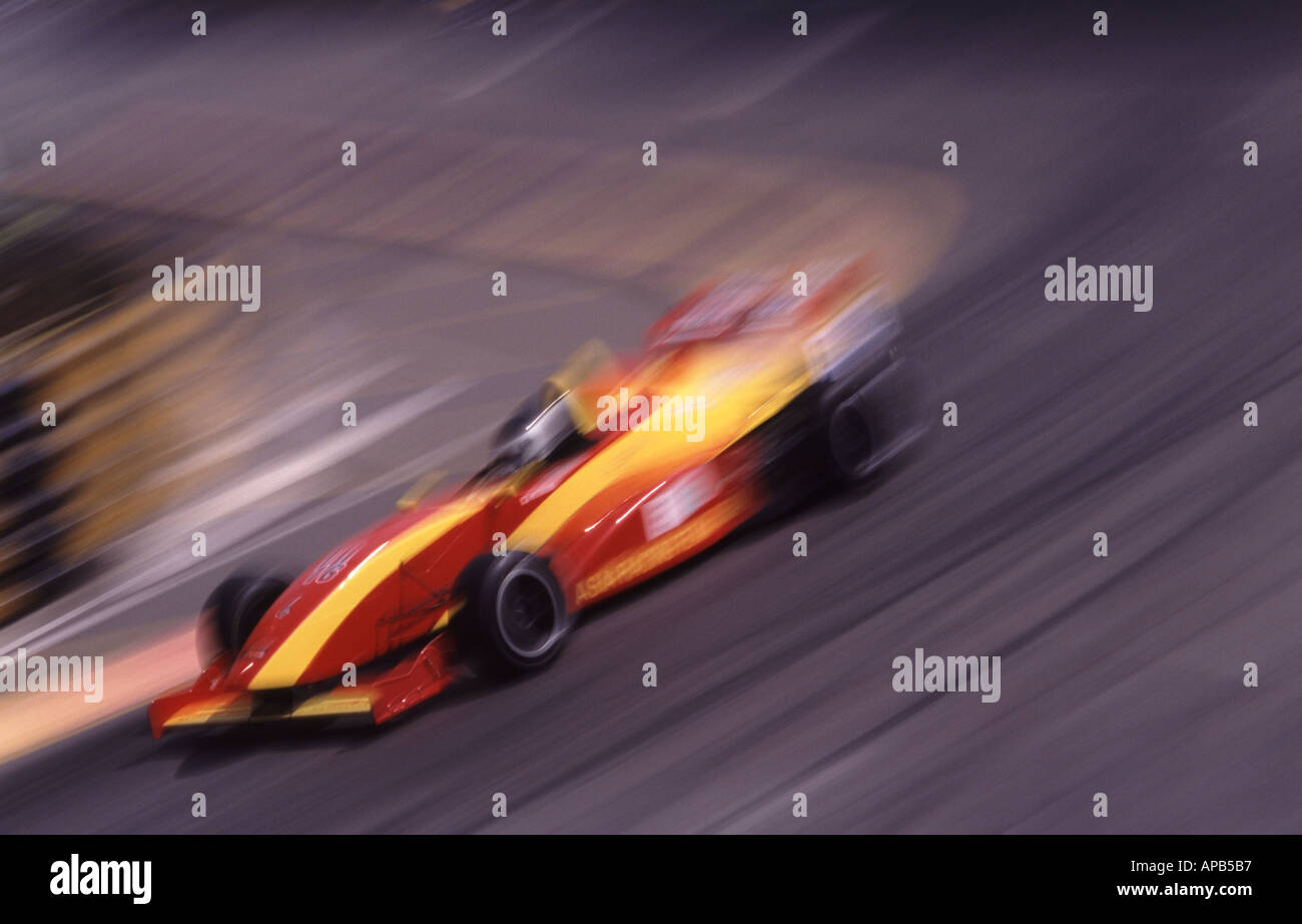 voiture de course Banque D'Images