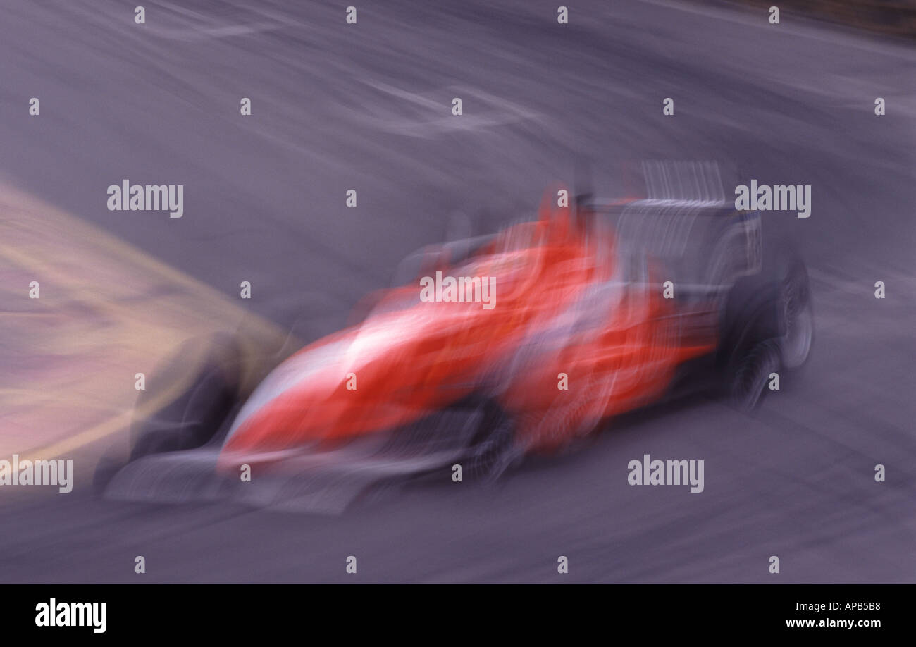 voiture de course Banque D'Images