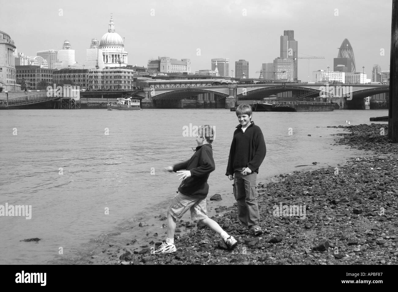 La Tamise Londres Banque D'Images