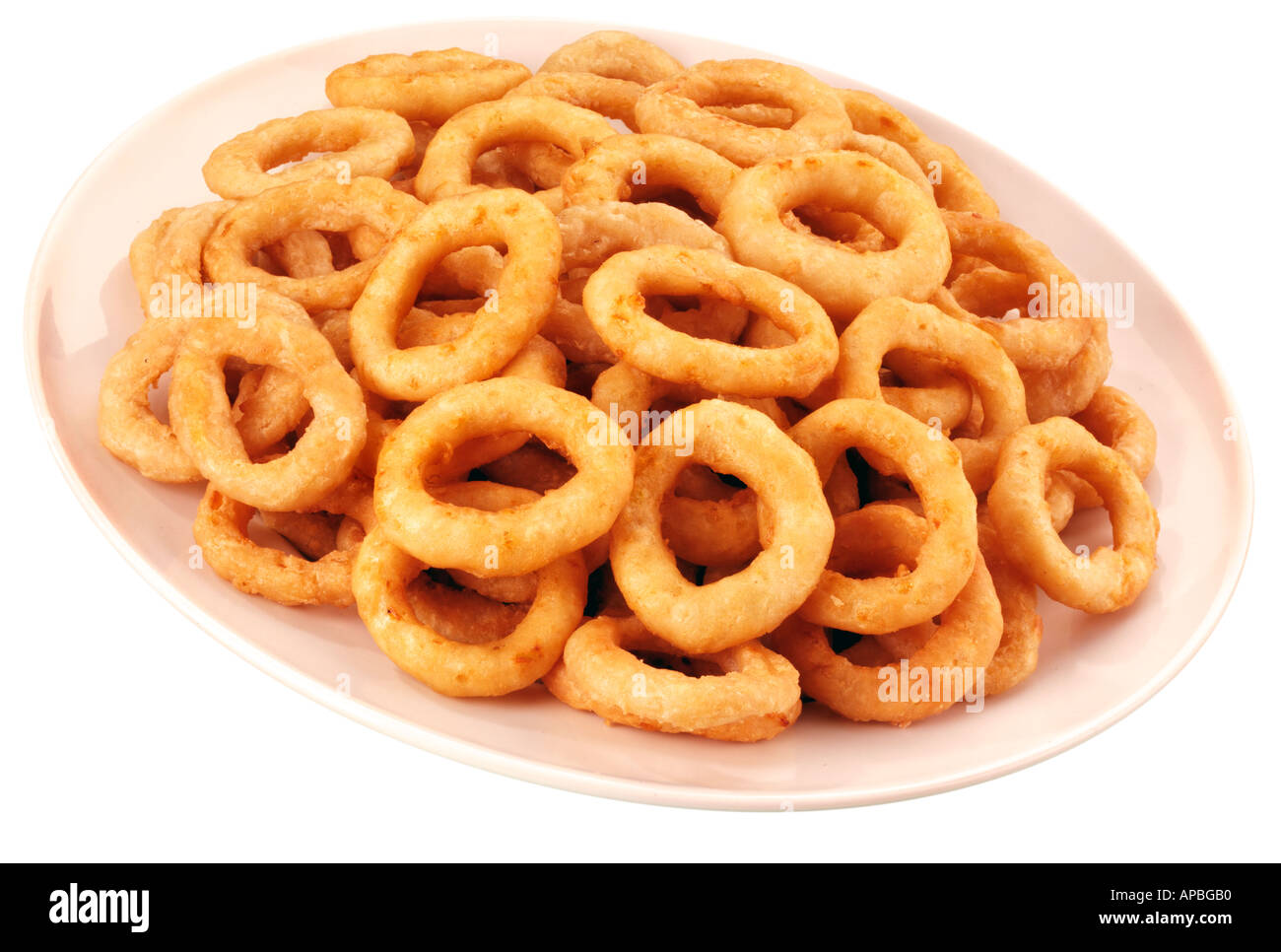 ONION RINGS CUT OUT Banque D'Images