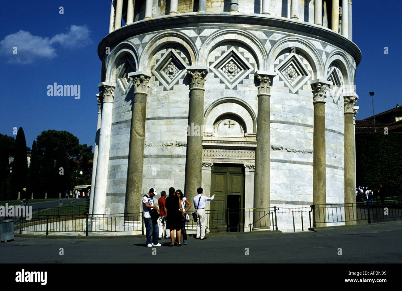 Visiter la Tour de Pise, Pise, Italie Banque D'Images