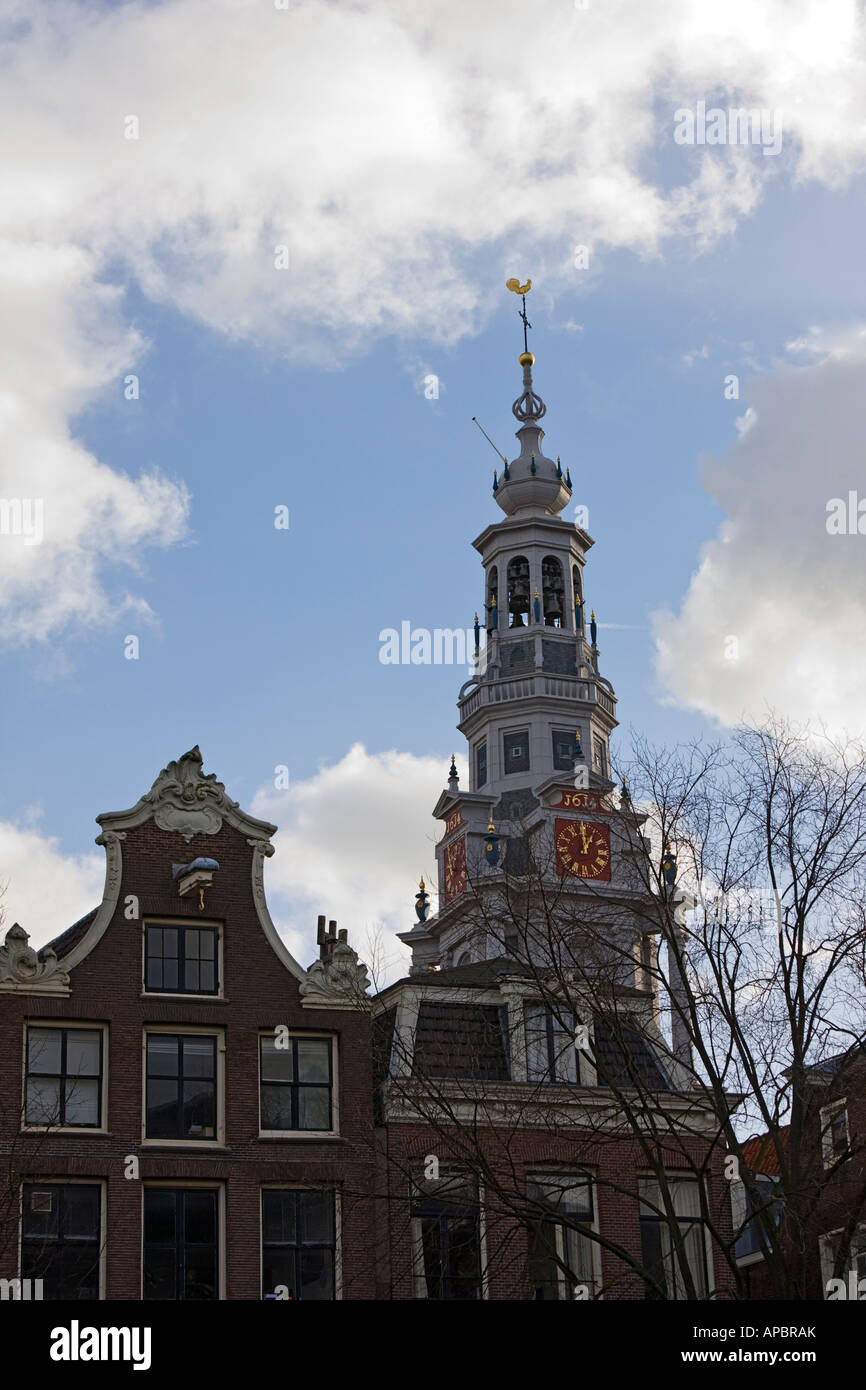 Zuiderkerk Tower, Amsterdam Pays-Bas Banque D'Images