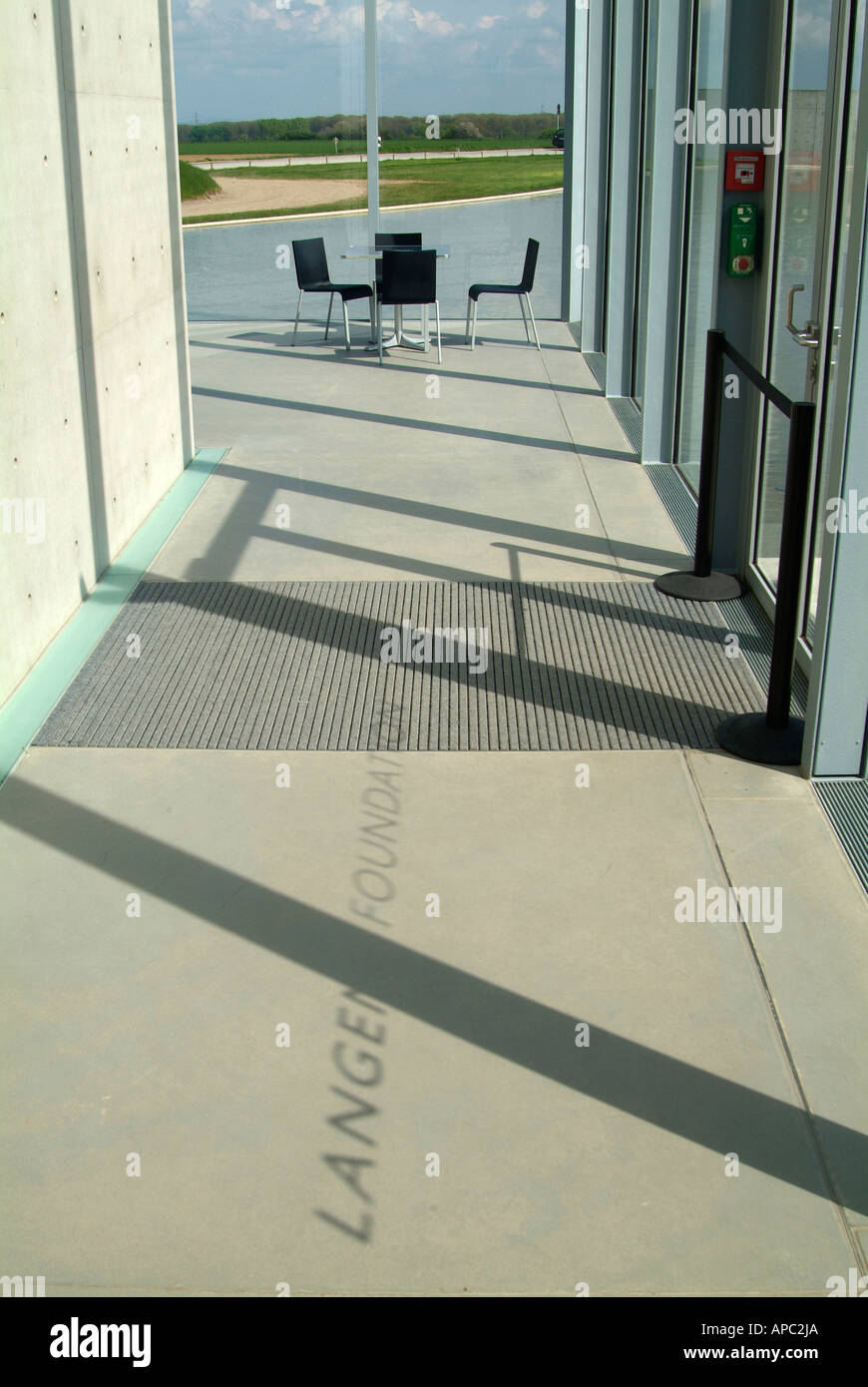 Fondation Musée Langen (architecte Tadao Ando), Neuss, Allemagne Banque D'Images