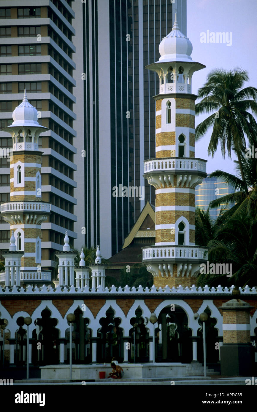 La Malaisie Kuala Lumpur Masjid Jamek mosquée de vendredi Banque D'Images