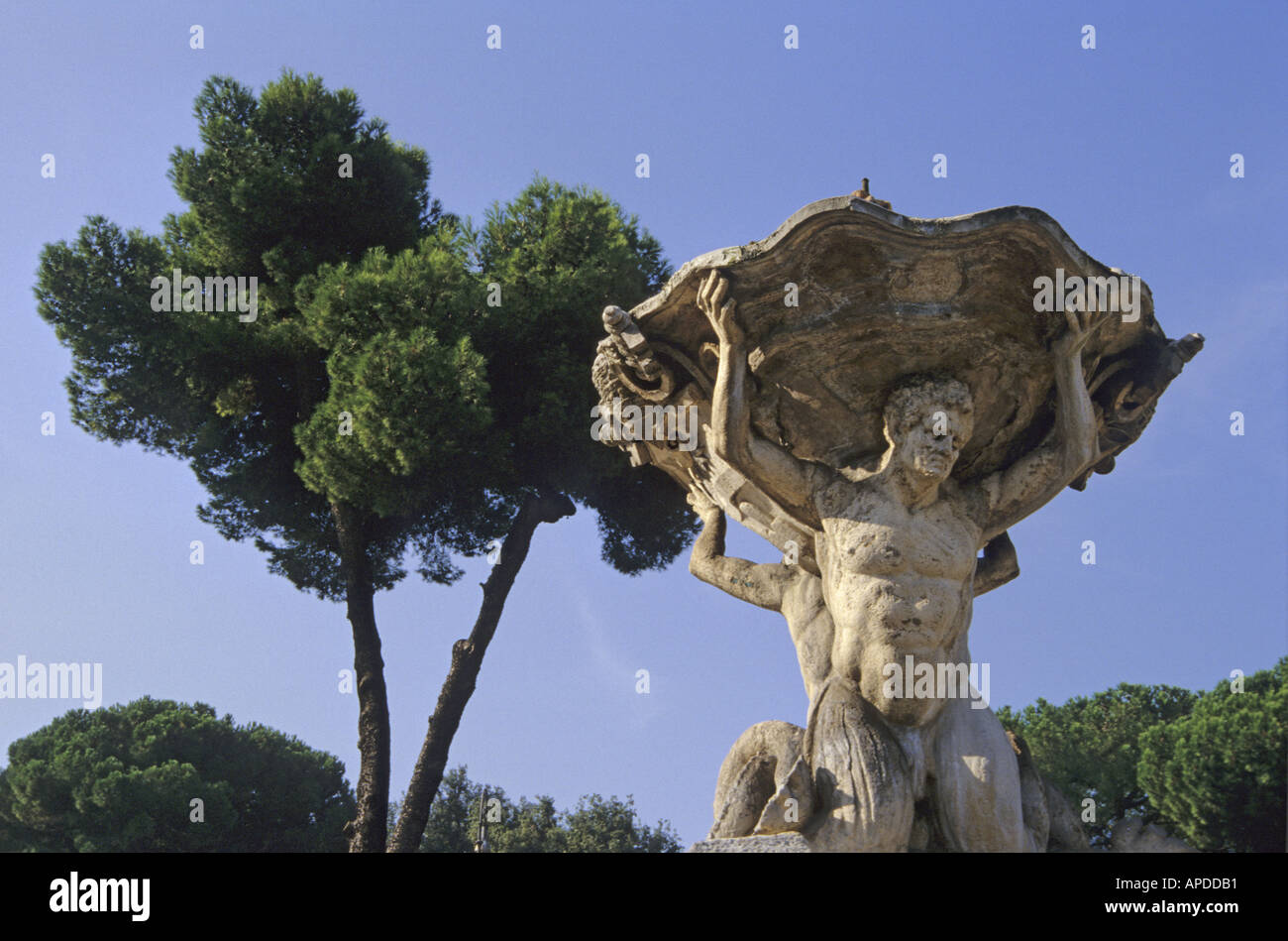 Fontana dei Triwa Piazza Bocca della Verita Rome Italie Banque D'Images