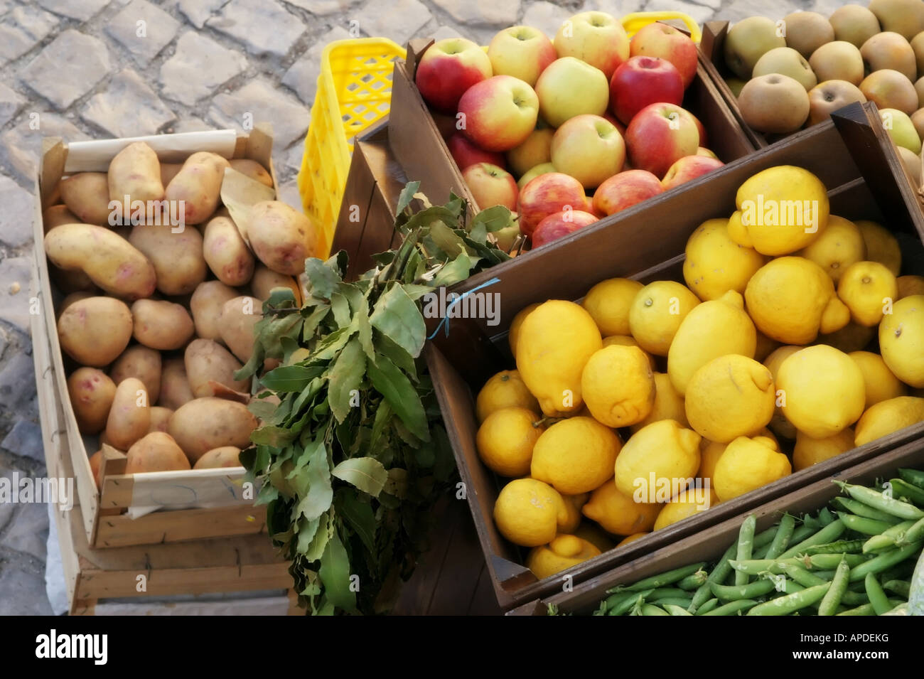 Sur le marché Banque D'Images