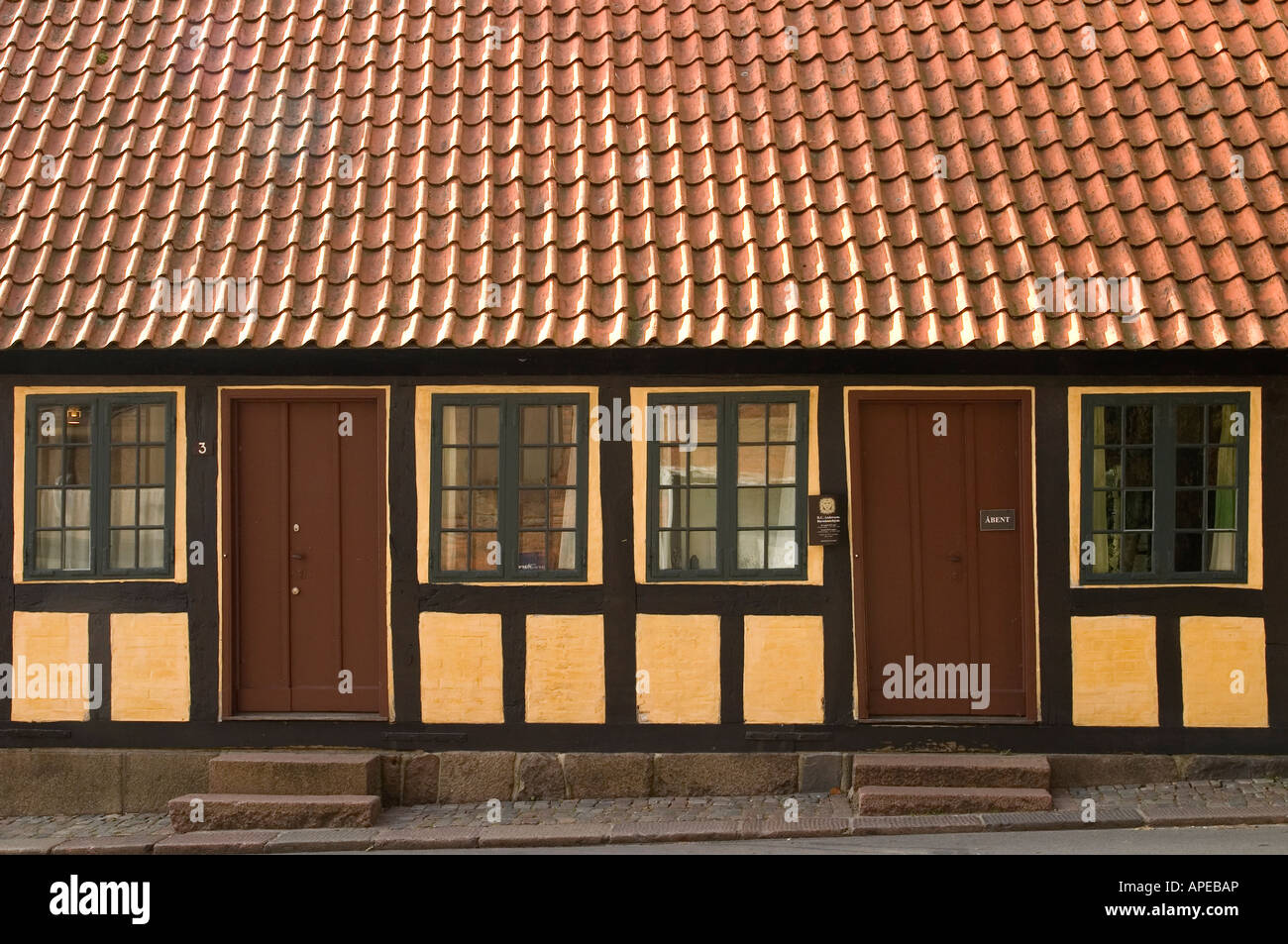 La maison d'enfance de Hans Christian Andersen Odense Danemark Munkemoellestrade Banque D'Images