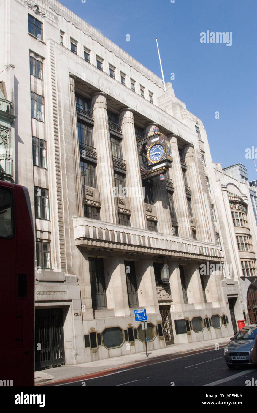 Ancien bâtiment du Daily Telegraph sur Fleet Street London GB UK Banque D'Images