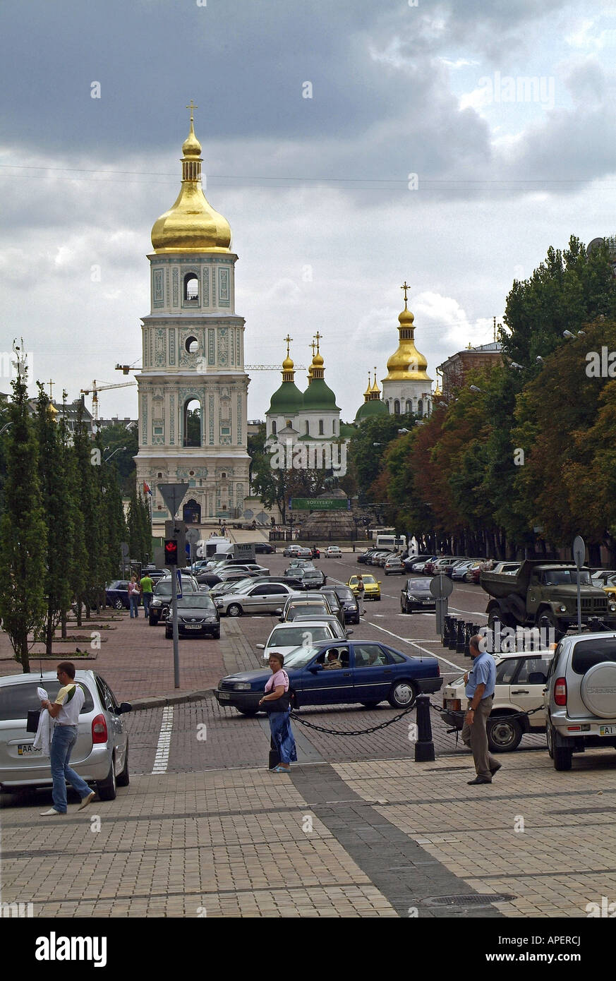 Cathédrale Sainte-Sophie, Kiev, Ukraine, Ukrainia Banque D'Images