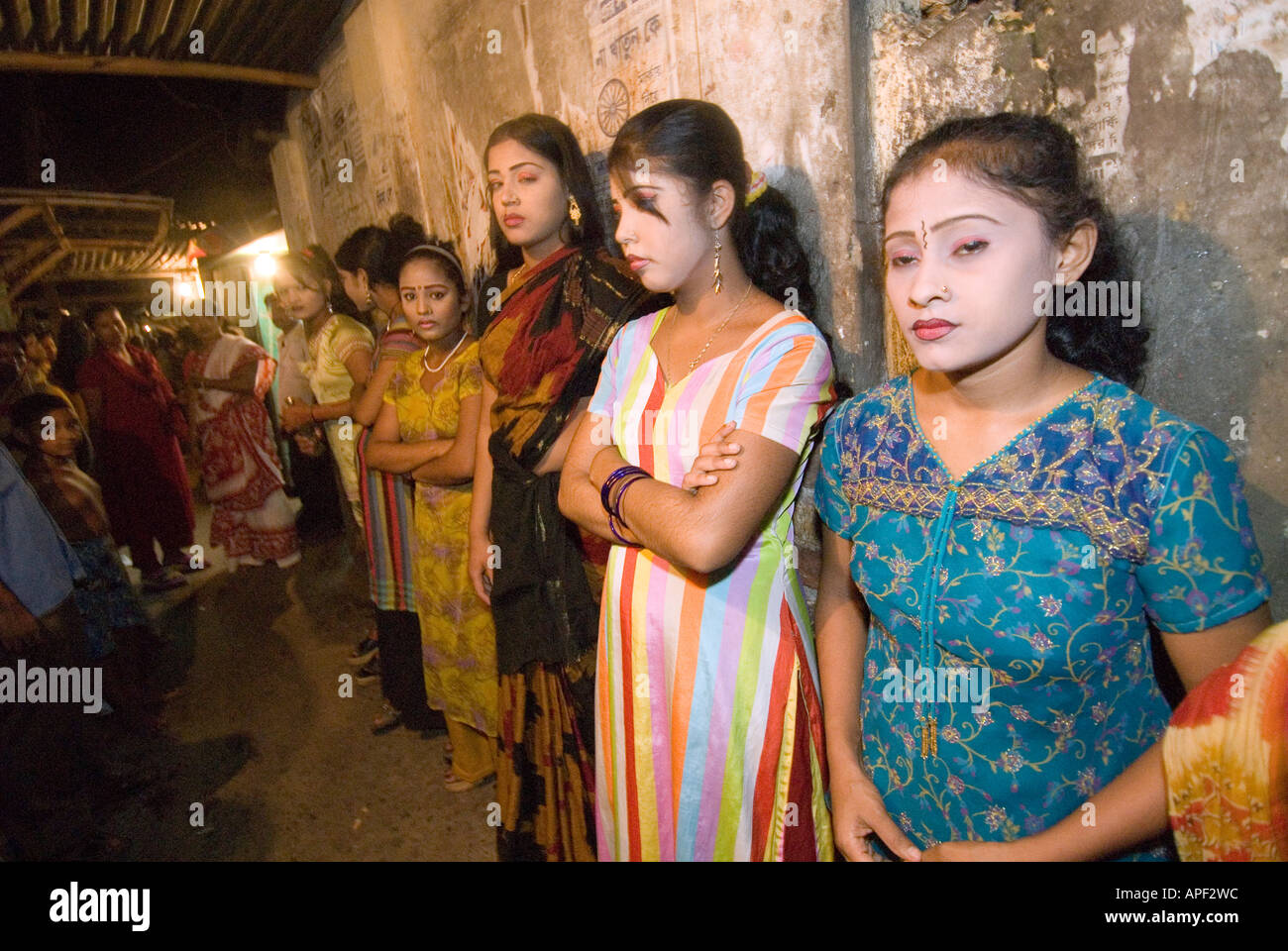 "La traite des prostituées. chukri Tangail. Le Bangladesh. Banque D'Images