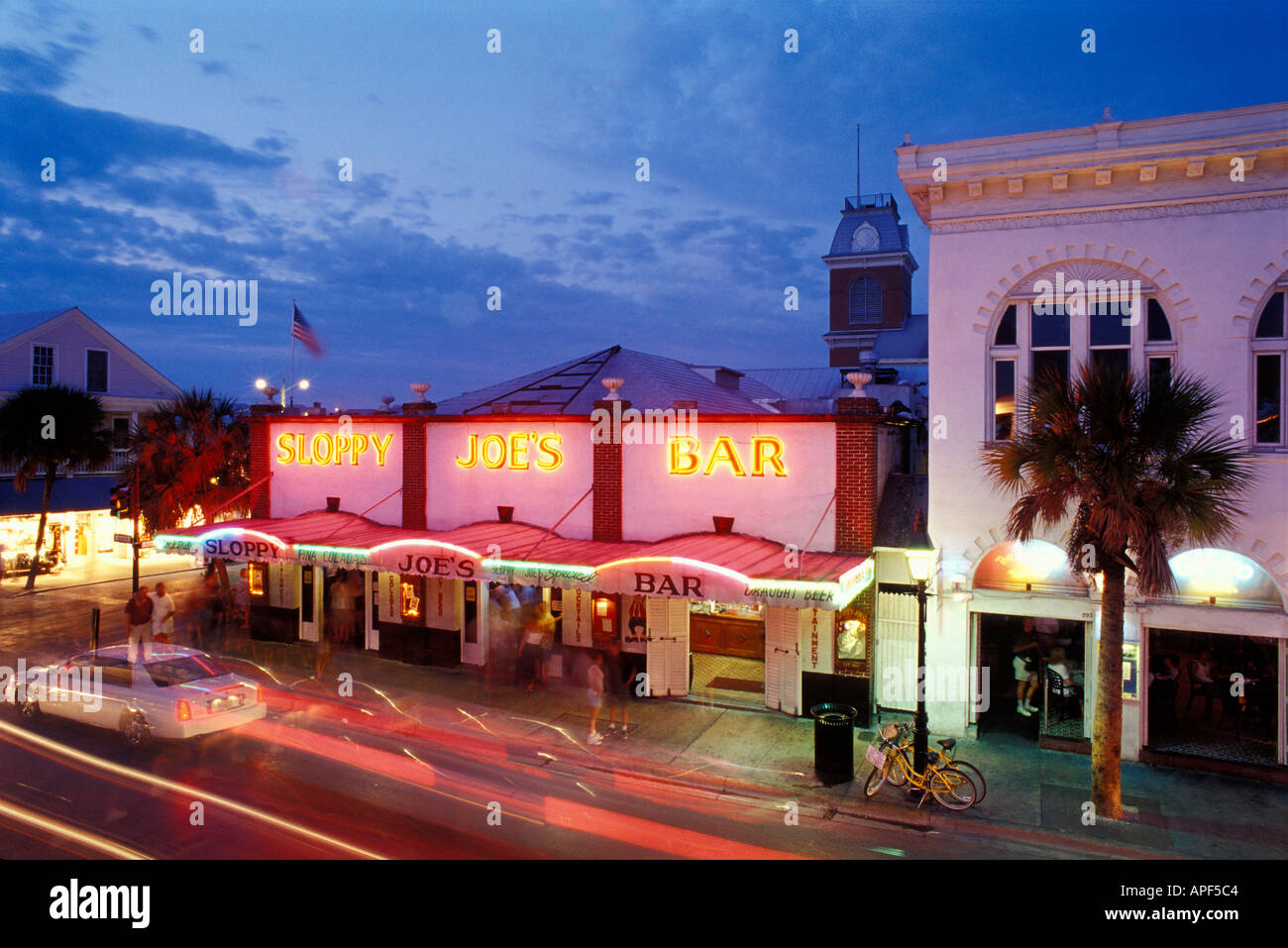 Sloppy Joe s Bar historique sur Duval Street Key West Florida Banque D'Images