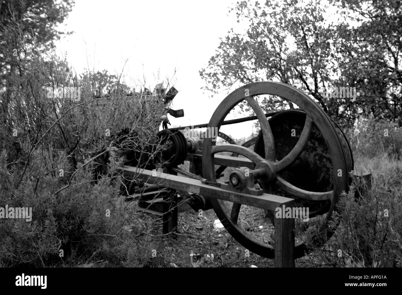 Ancienne carrière de marbre linge Banque D'Images
