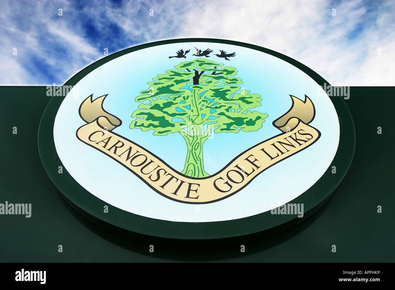 Logo Carnoustie Golf Links Banque D'Images