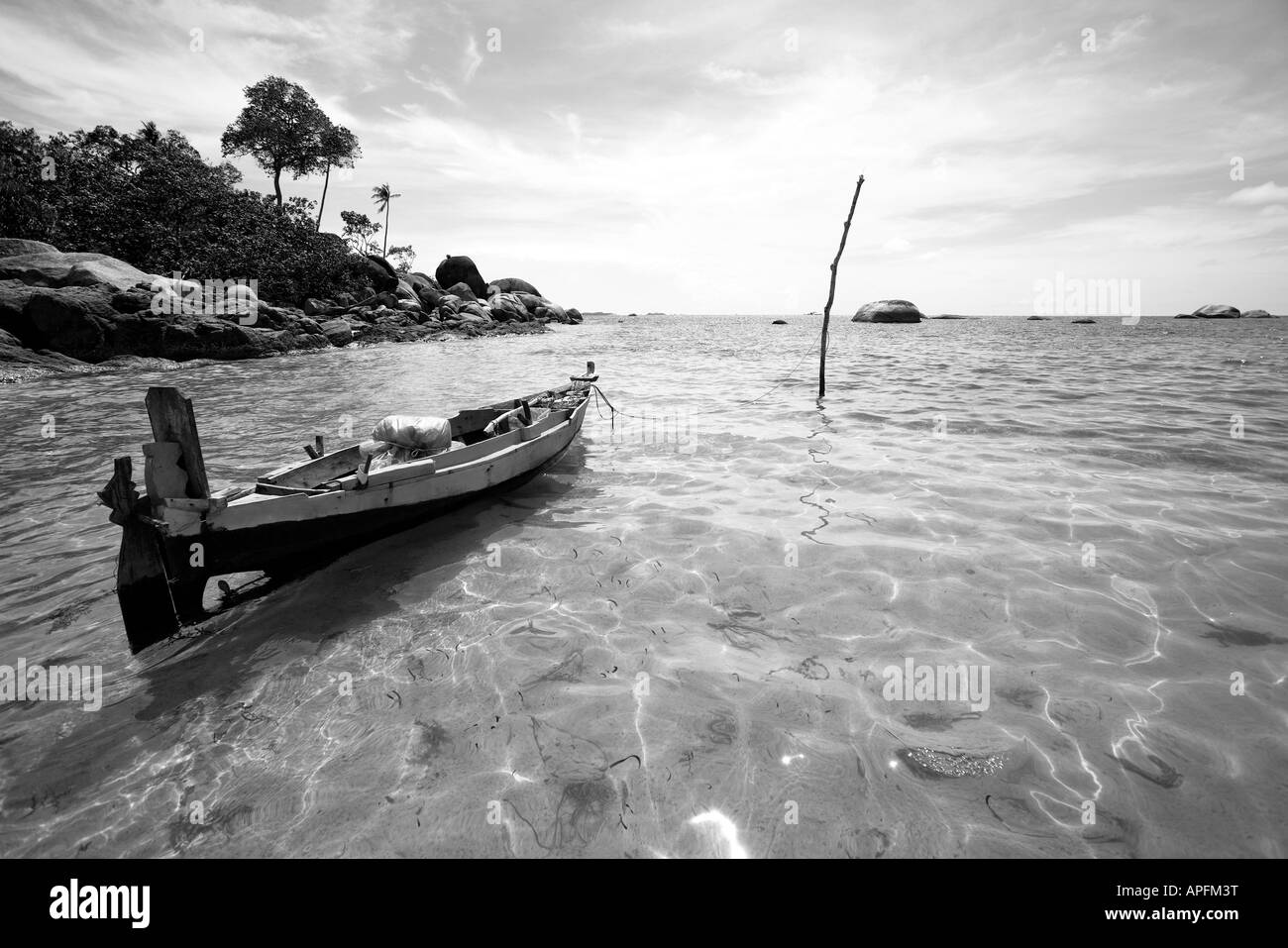 L'Indonésie, Bangka-Belitung Province, Belitung Island. Banque D'Images