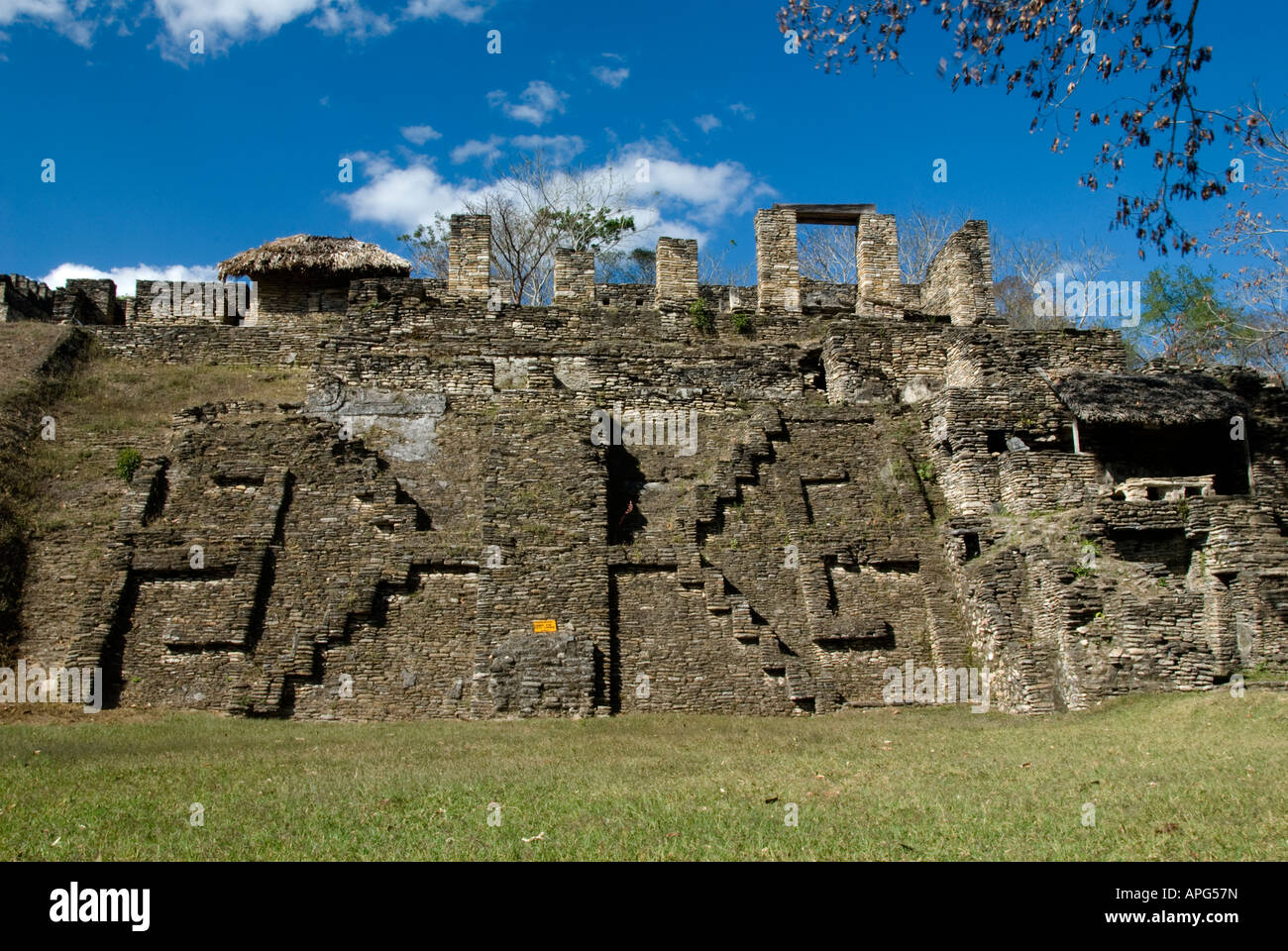 Tonina est un site archéologique précolombien et ville en ruines de la civilisation Maya Banque D'Images