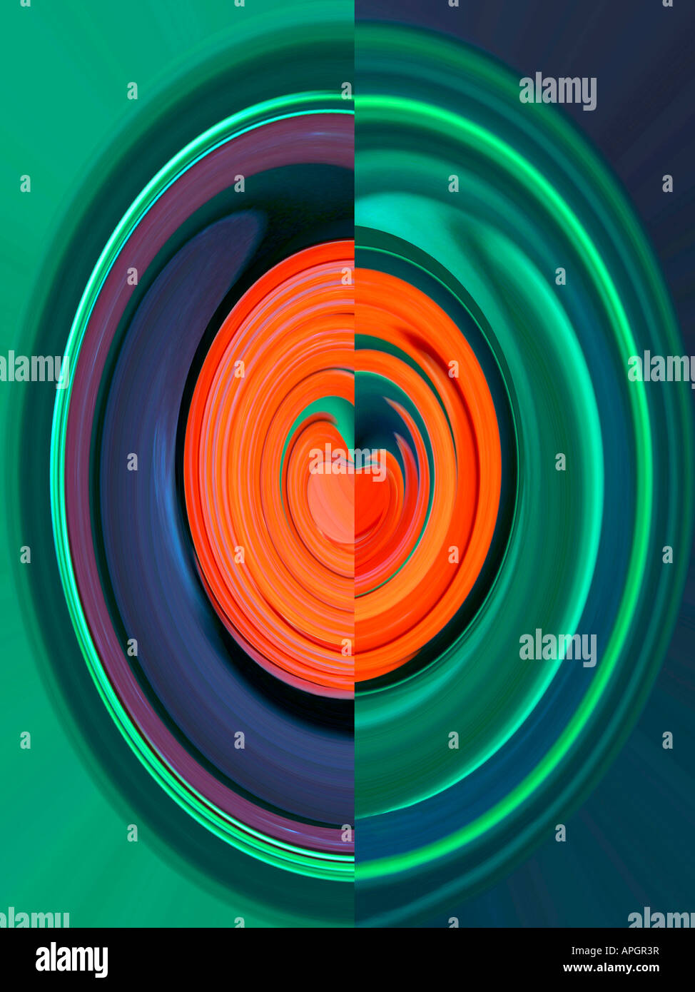 Apple cosmique Fine Art abstrait de droit approprié pour affaires ou tourisme l'environnement Logo Sport ou que l'Art Dramatique Banque D'Images