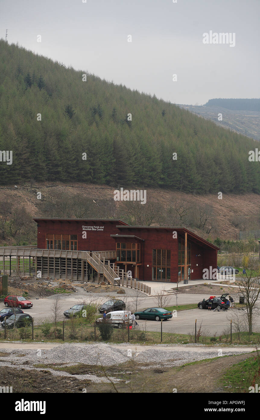 Du centre des visiteurs à Afan Galles Galles en forêt. Banque D'Images