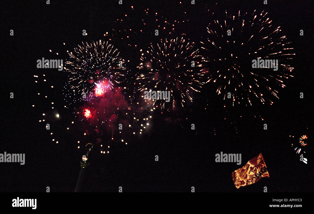 Révolution Orange, Nezaleznosty Maydan, Iouchtchenko, l'Ukraine, l'Ukraine, Kiev, Kiev, 2004, Timoshenko, Ianoukovitch, salue la démocratie Banque D'Images