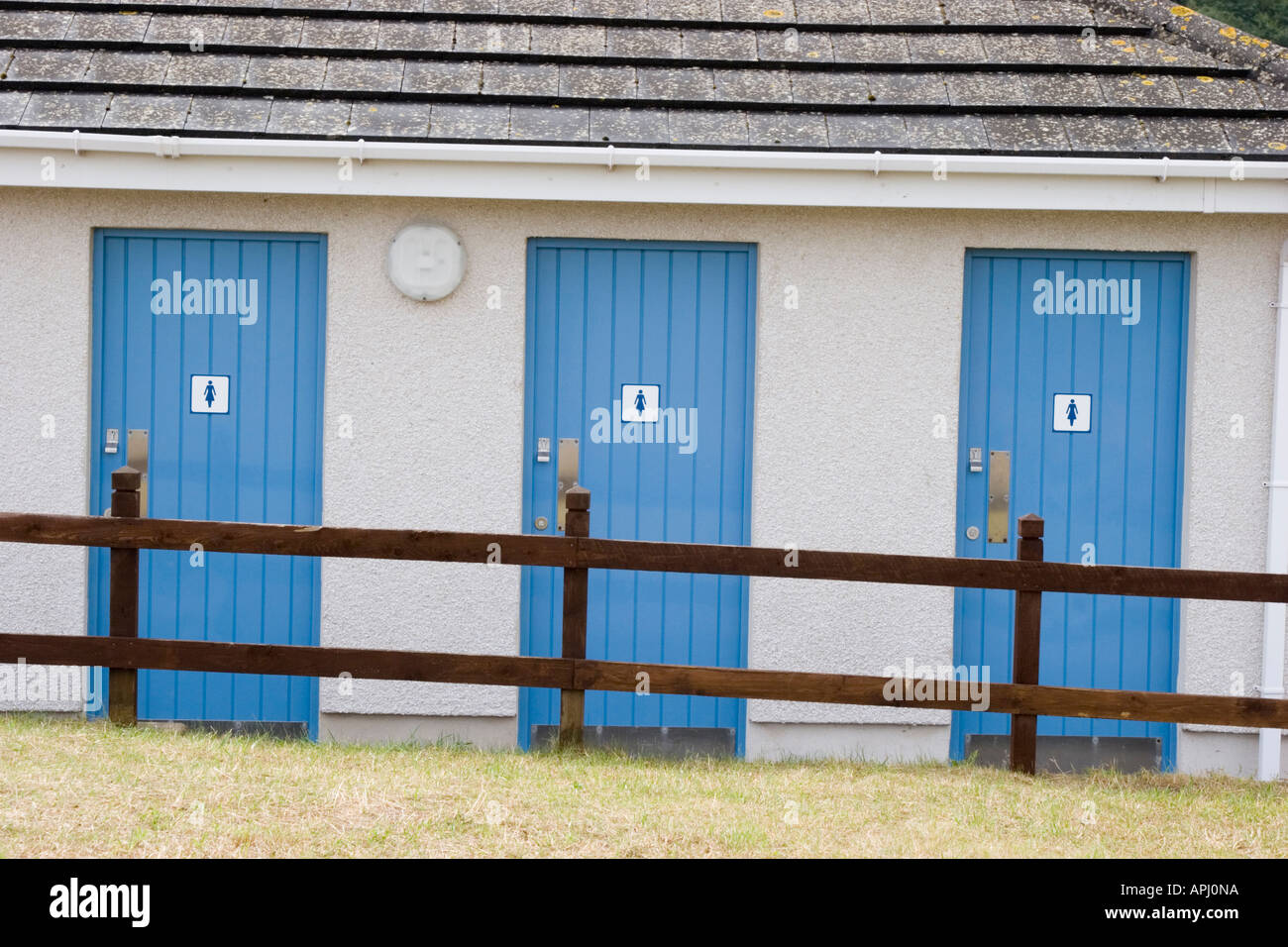 Bloc sanitaire Banque D'Images