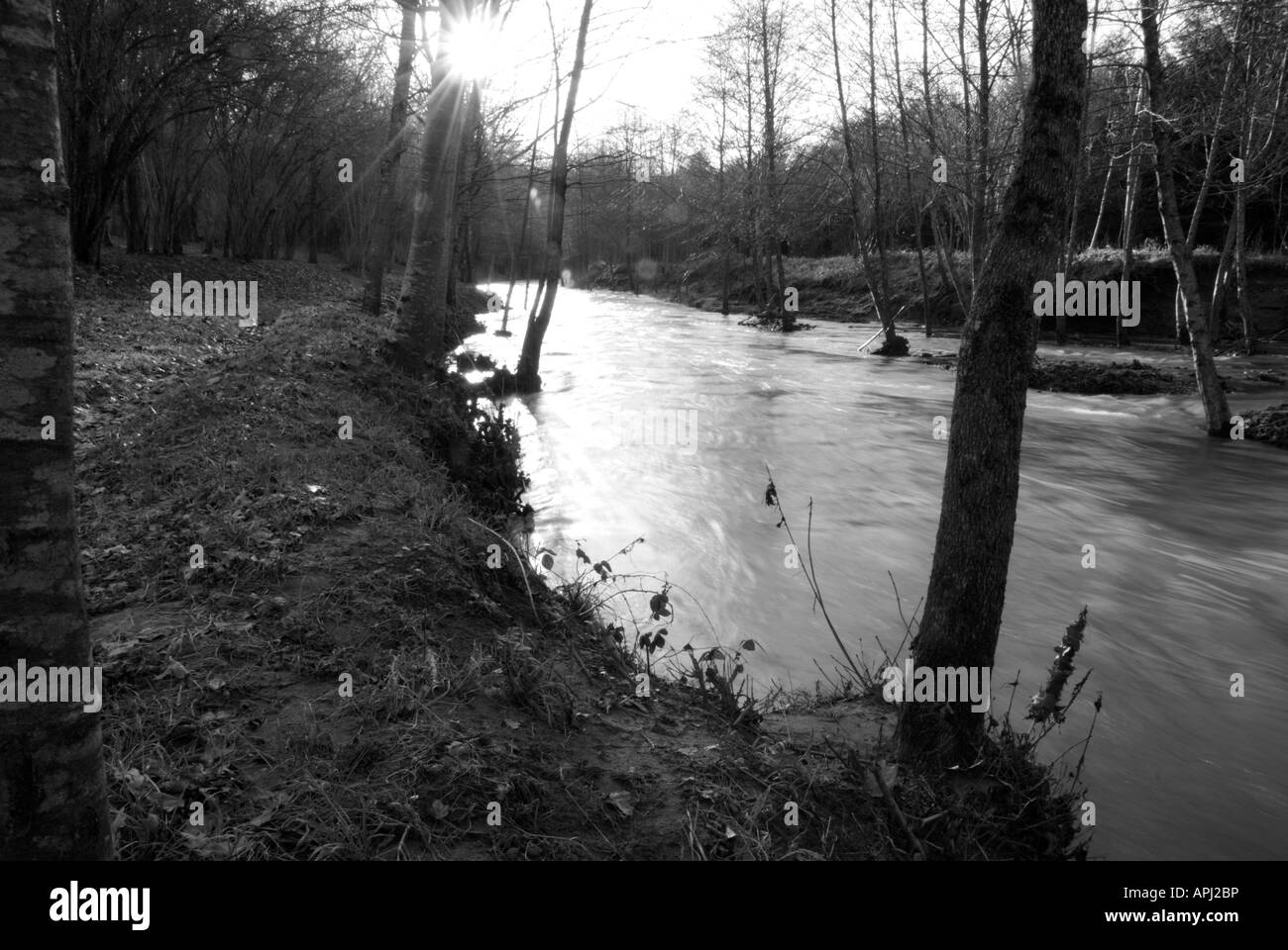 Stock Photo de la rivière Issoire dans la région de France Banque D'Images