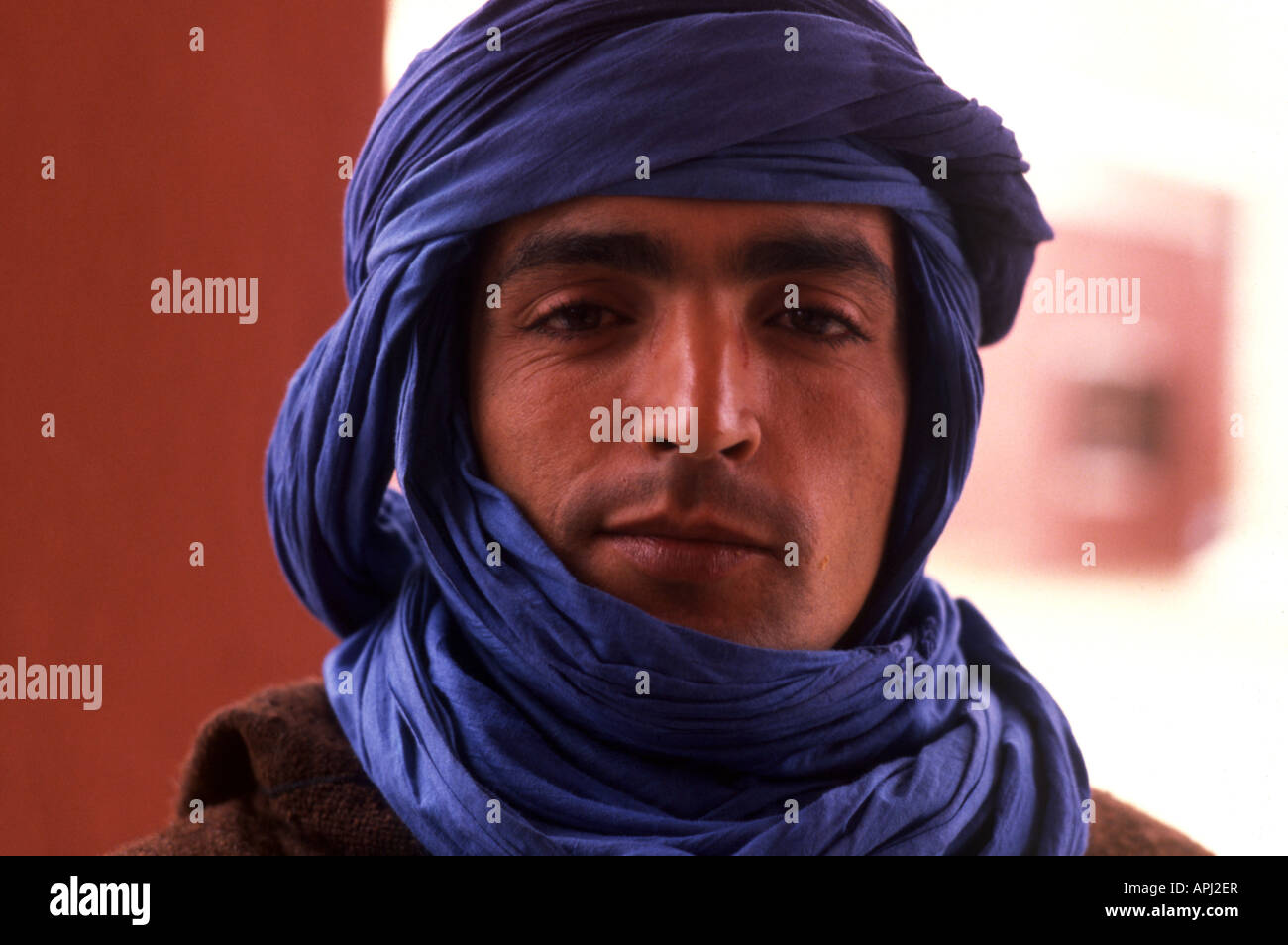 Blue Man Sud Maroc Banque D'Images