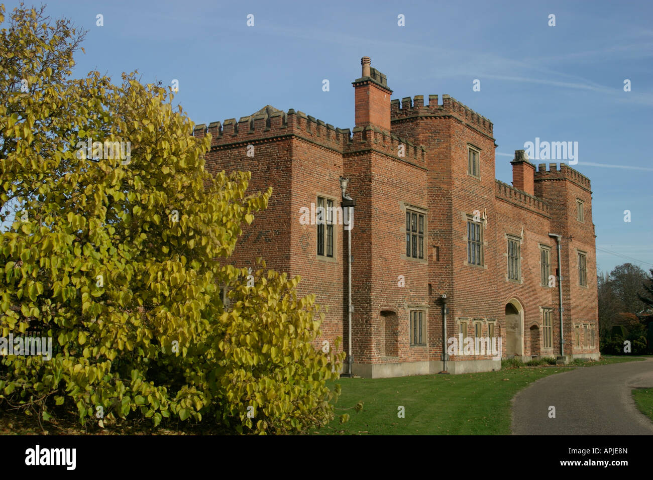 Construit en 1500, probablement la première maison en briques dans le Nottinghamshire. Holme Pierrepont Hall Nottingham UK Banque D'Images