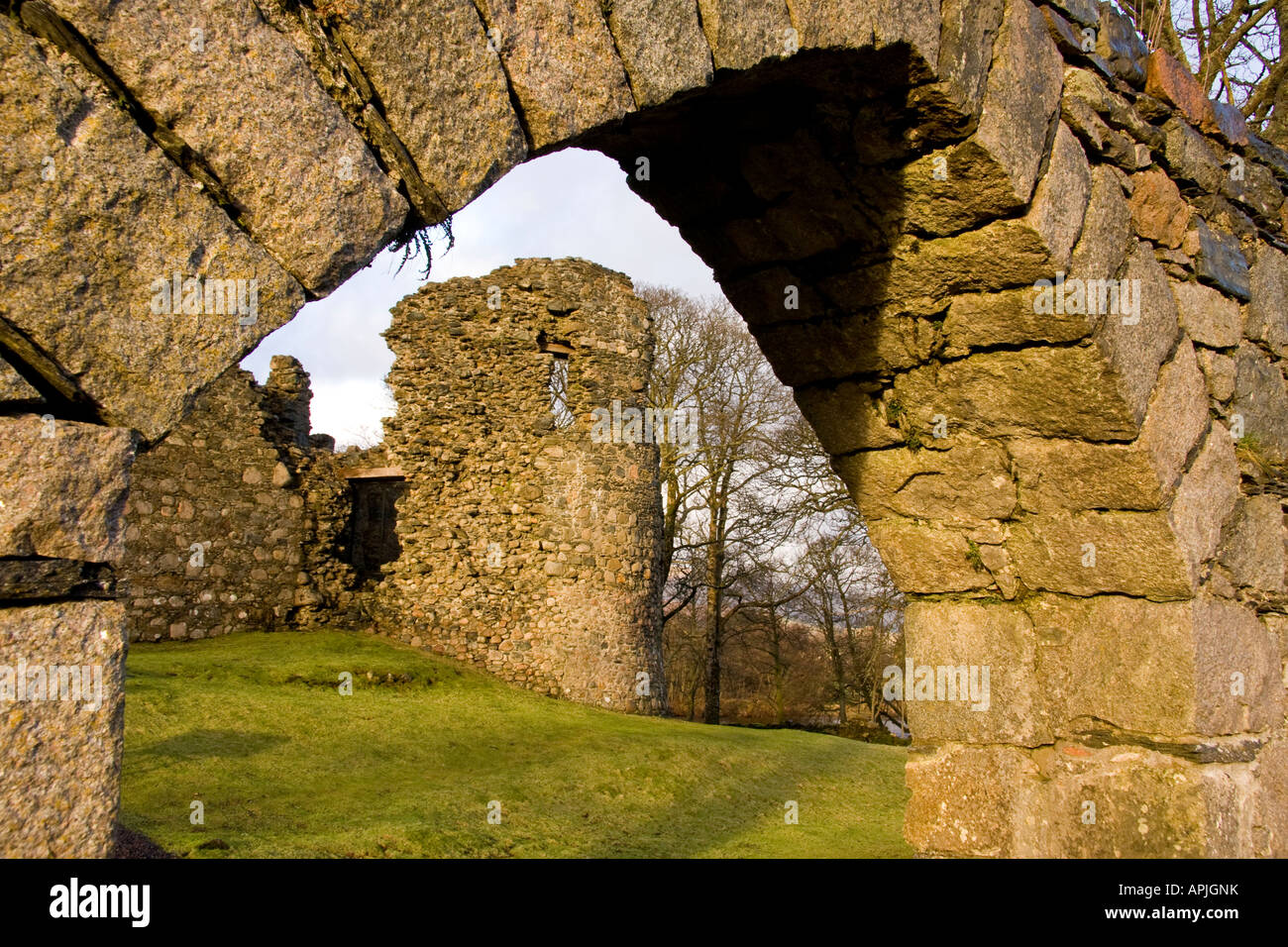 Old Inverlochy Castle, Fort William, Scotland, UK Banque D'Images