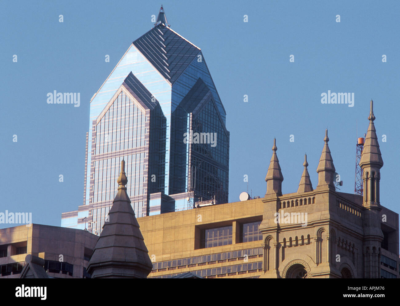 Philadelphia Skyline Two Liberty place. Pennsylvanie États-Unis Banque D'Images