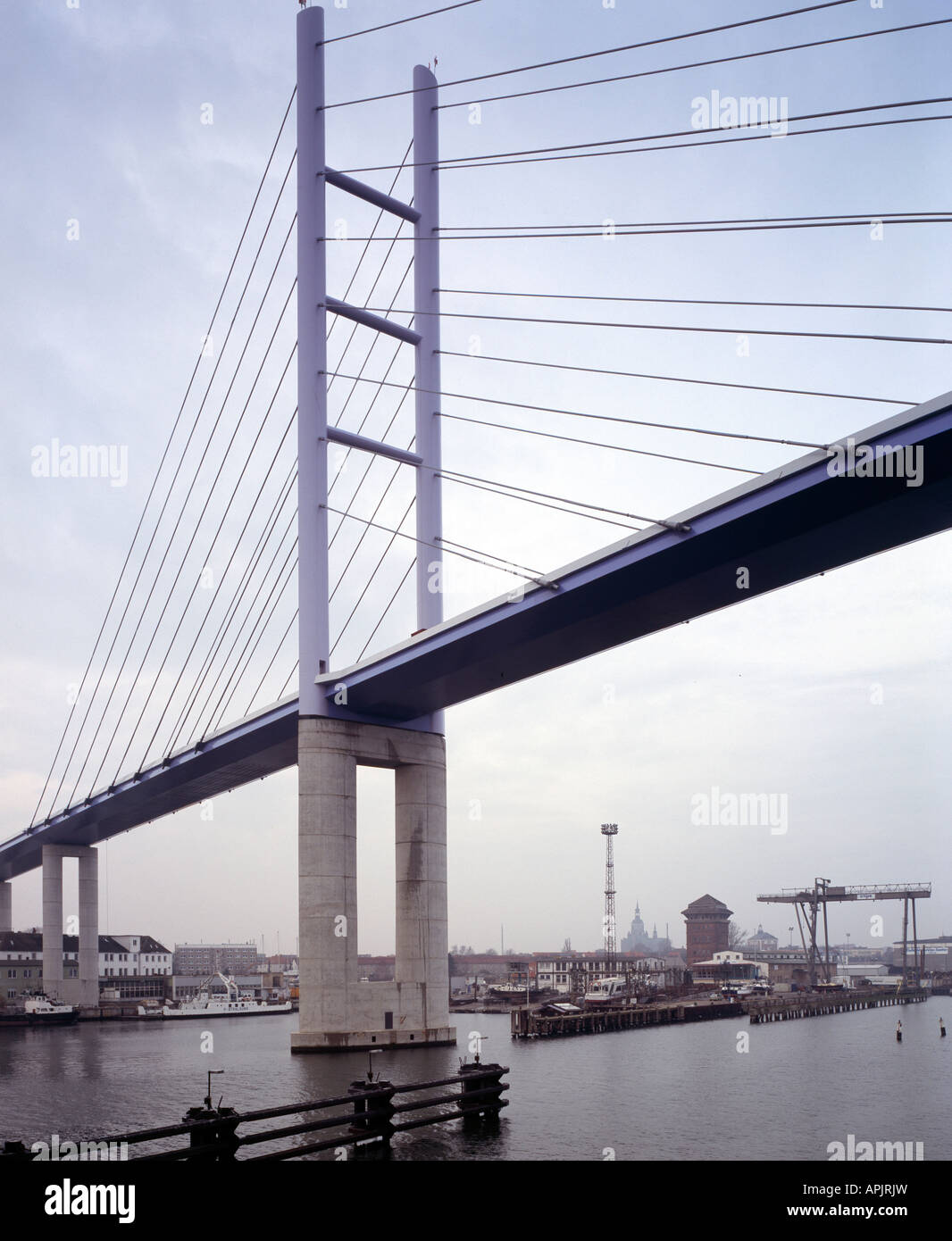 Stralsund, Neue Brücke, nach Rügen, 2007 Banque D'Images