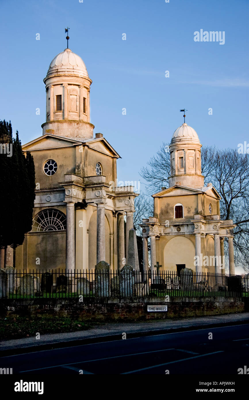 Mistley Towers, Essex, Angleterre Banque D'Images