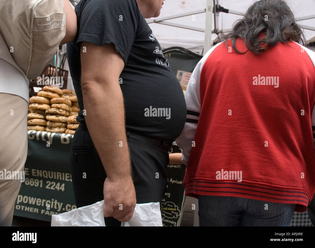 Pot bellied man Banque de photographies et d’images à haute résolution