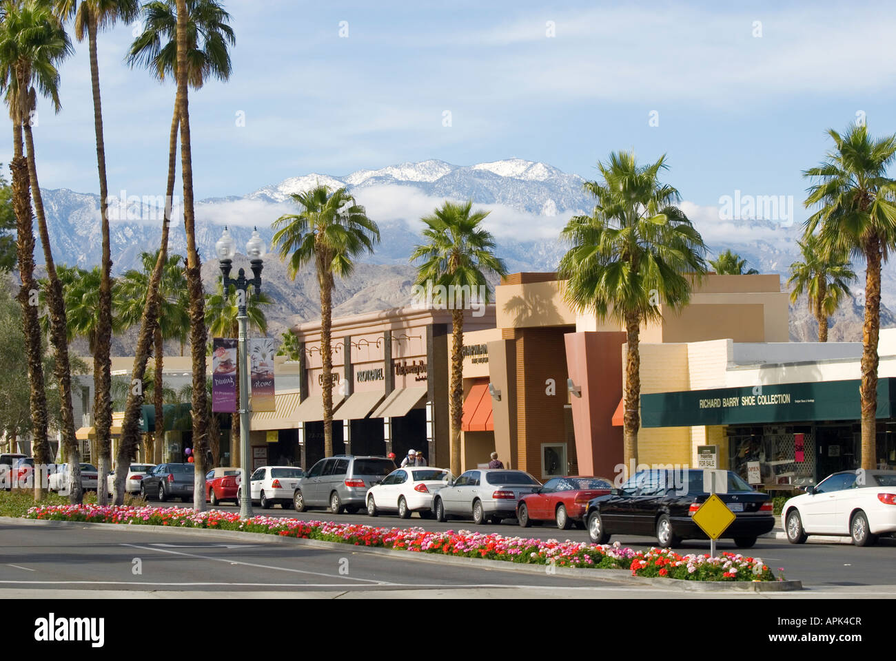 Stores in the Gardens on El Paseo development, Palm Desert, Riverside  County, California, USA Stock Photo - Alamy