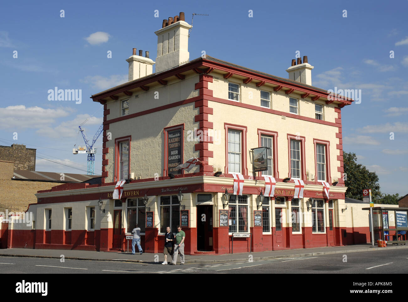 La gare de Stratford London Tavern Banque D'Images