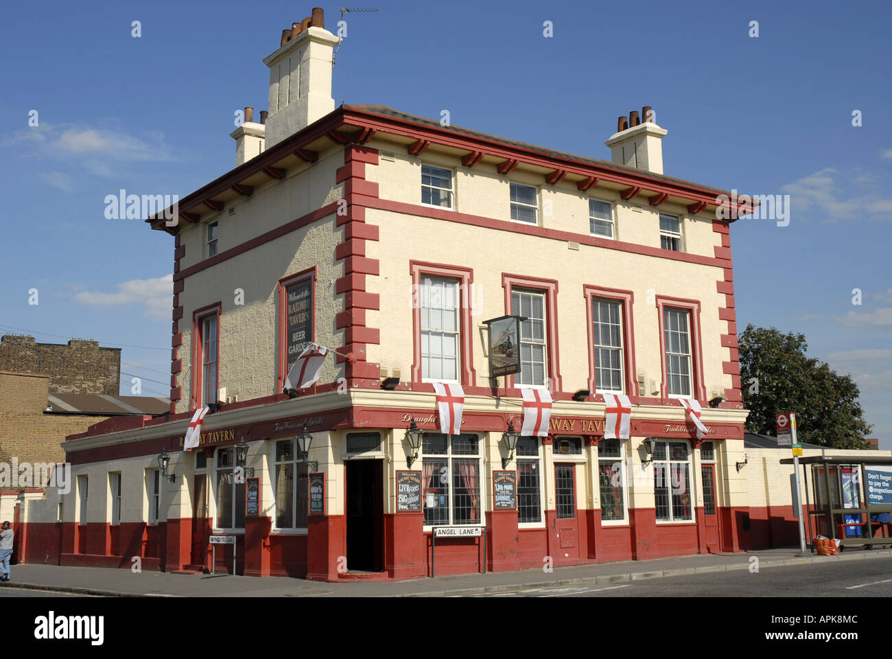 La gare de Stratford London Tavern Banque D'Images