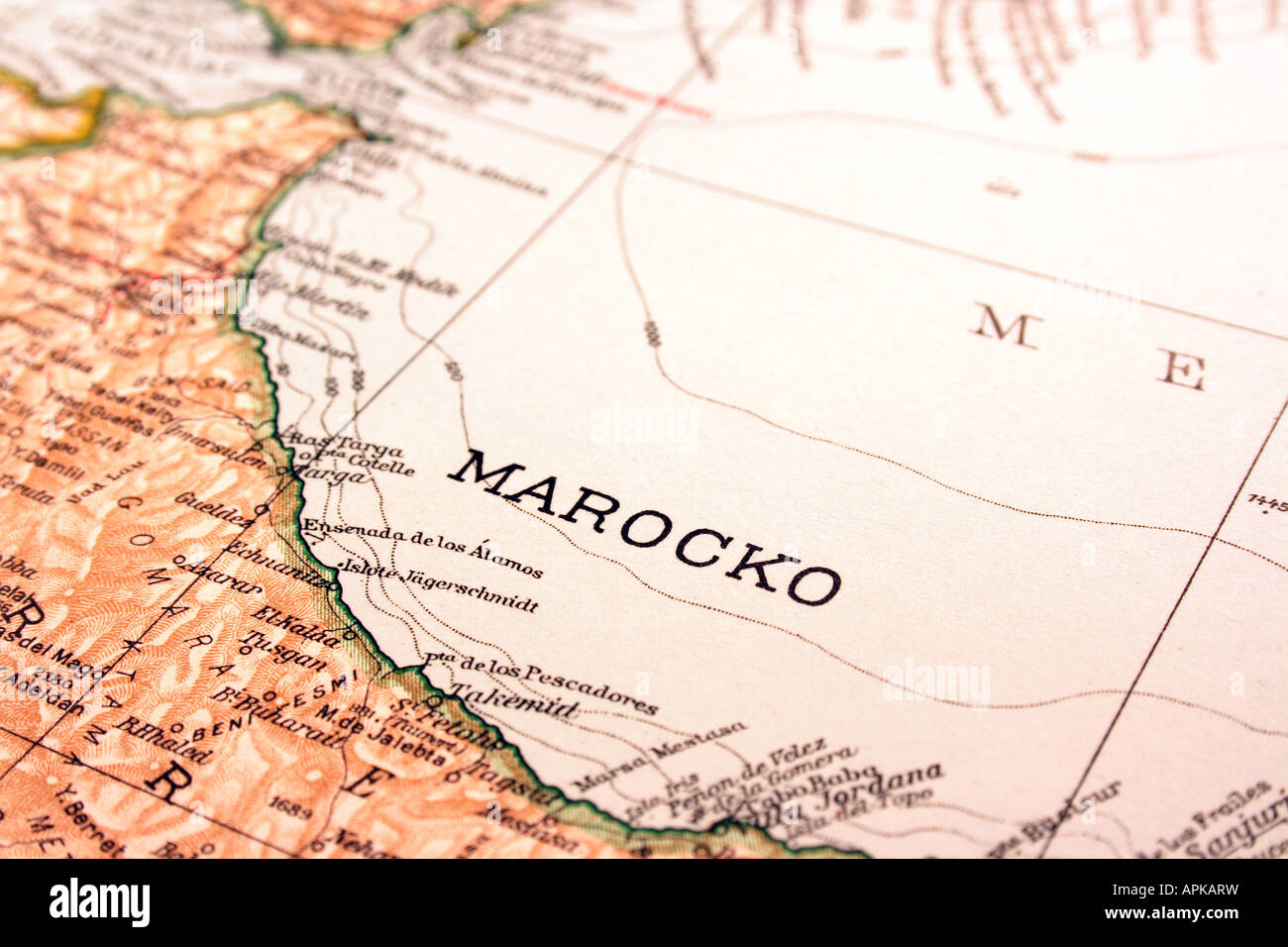 Le Maroc la façon dont nous l'avons examiné en 1949 Banque D'Images