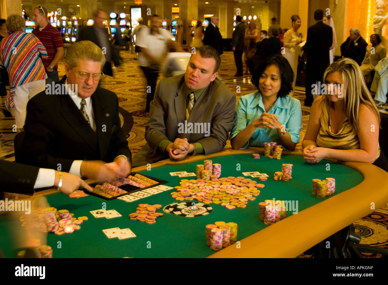 Nevada Caesars Palace et de jeux de Casino jeu casino Banque D'Images