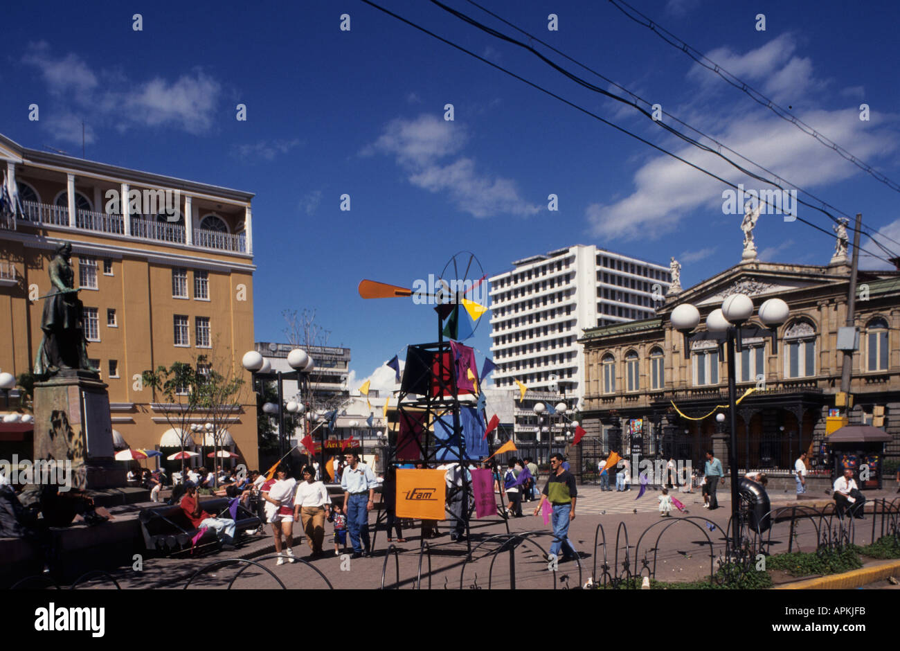 San José est la capitale et la plus grande ville du Costa Rica. C'est aussi la capitale de la Province de San José. Banque D'Images