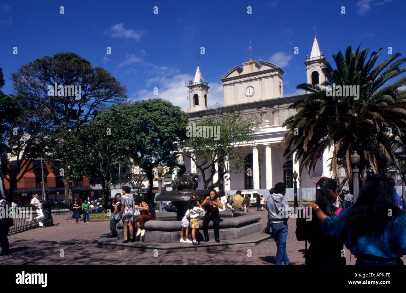 San José est la capitale et la plus grande ville du Costa Rica. C'est aussi la capitale de la Province de San José. Banque D'Images