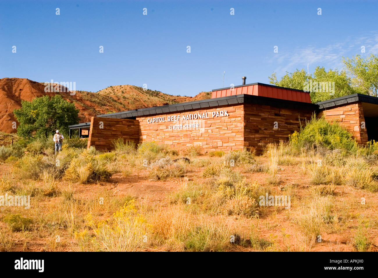 Capitol Reef National Park Visitor's Center UT Utah Banque D'Images