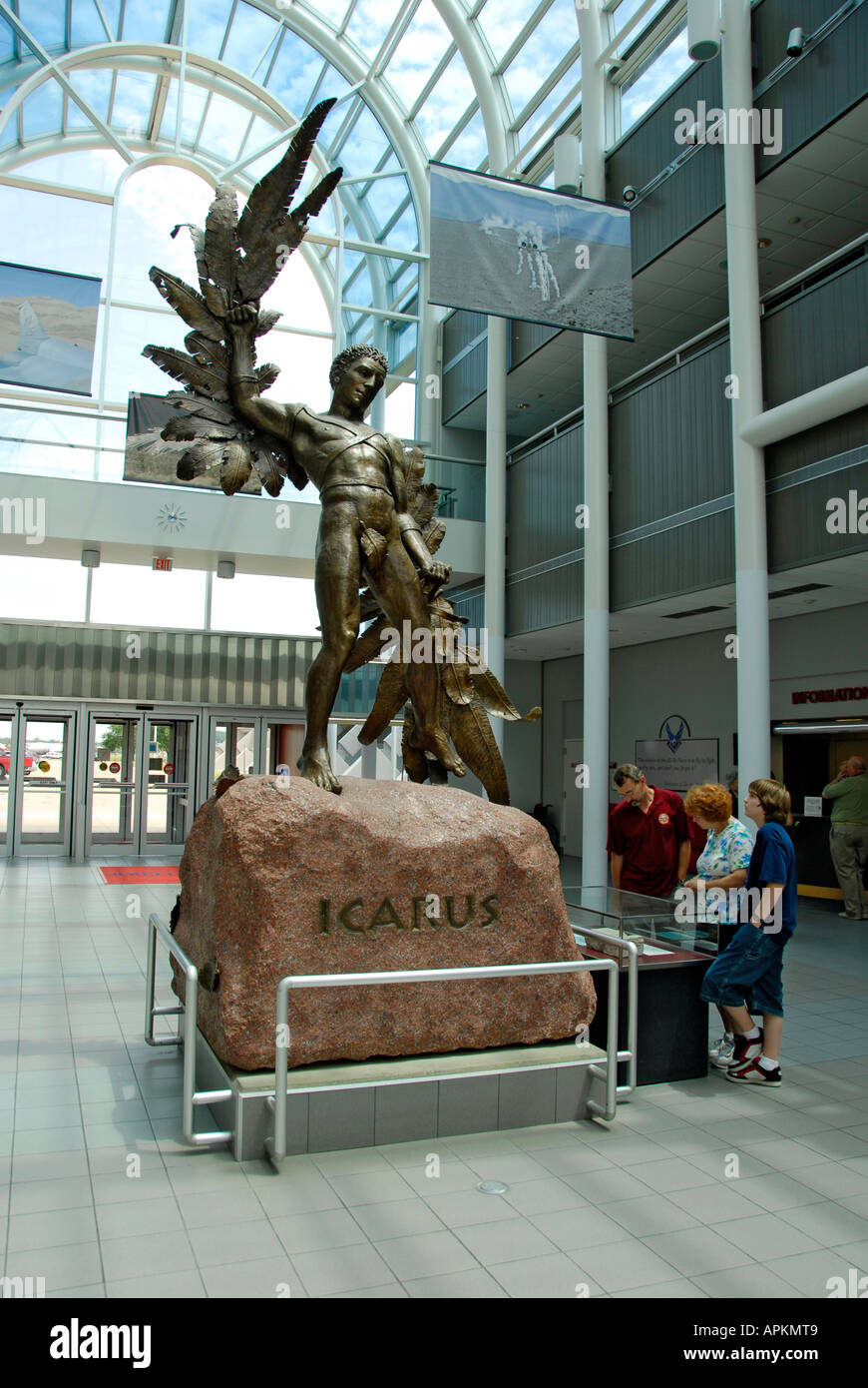 Le Musée National de l'USAF United States Air Force à la base aérienne de Wright Patterson Banque D'Images