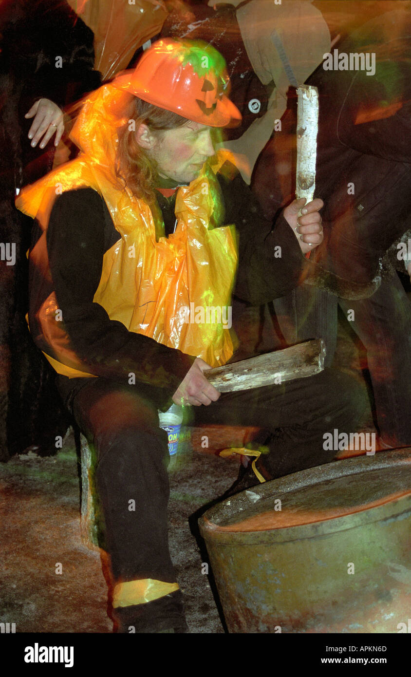 Révolution Orange, Nezaleznosty Maydan, Iouchtchenko, l'Ukraine, l'Ukraine, Kiev, Kiev, 2004, Timoshenko, Ianoukovitch, tambour de la démocratie Banque D'Images