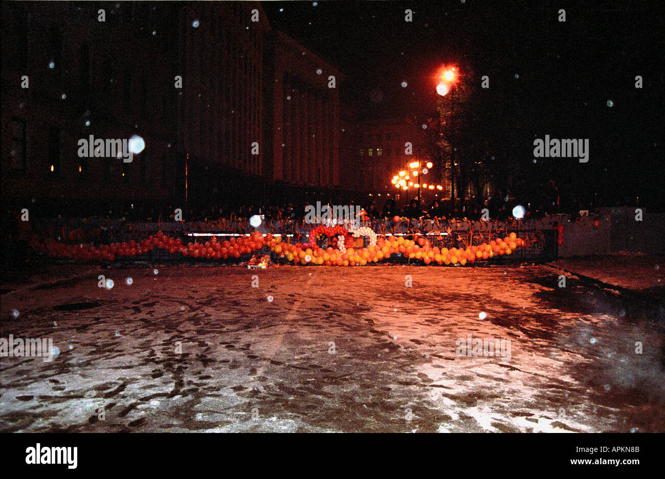 Révolution Orange, Nezaleznosty Maydan, Iouchtchenko, l'Ukraine, l'Ukraine, Kiev, Kiev, 2004, Timoshenko, Ianoukovitch, la démocratie Banque D'Images