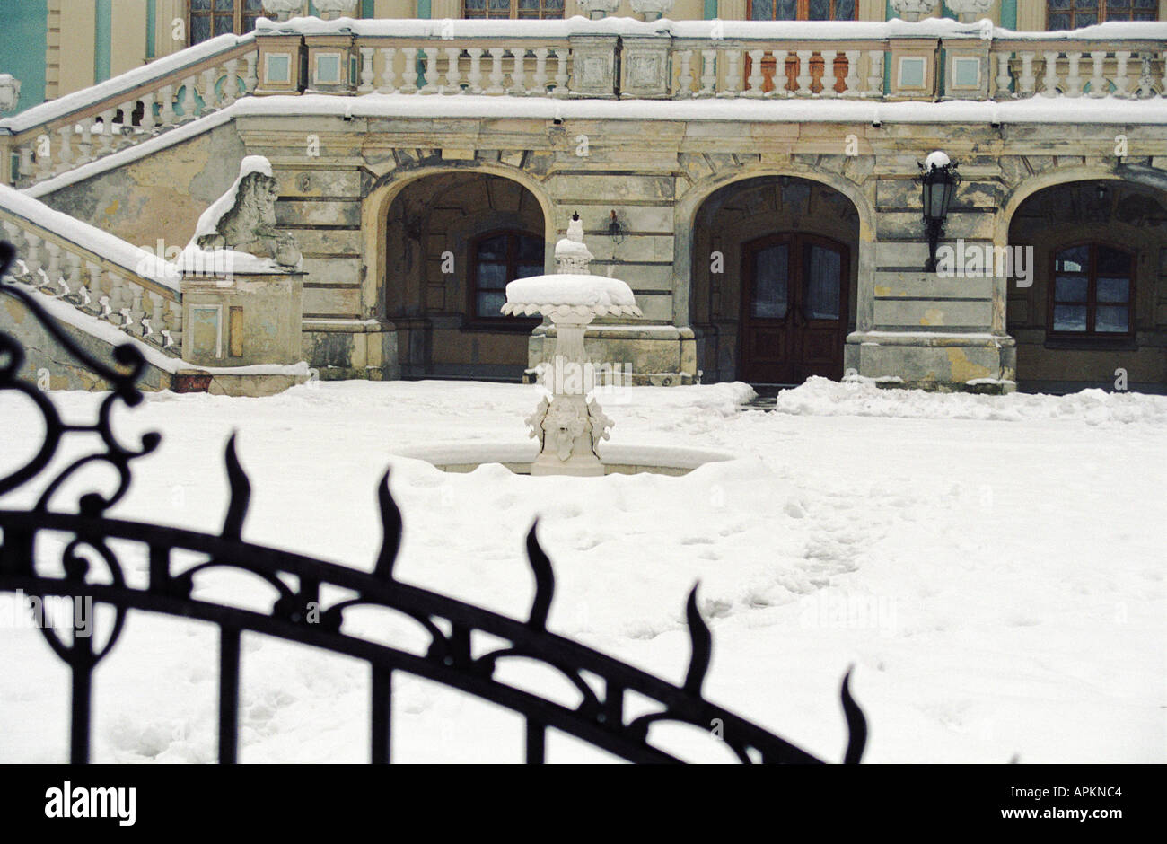 Révolution Orange Maydan Nezaleznosty Iouchtchenko Ukraine Ukraine Kiev Kiev 2004 Maryjnsky la démocratie Ianoukovitch Timochenko Palace Banque D'Images