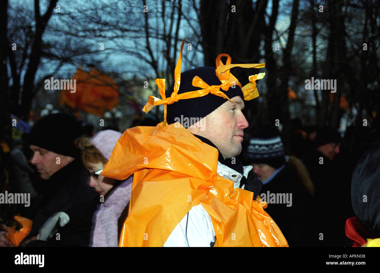 Révolution Orange, Nezaleznosty Maydan, Iouchtchenko, l'Ukraine, l'Ukraine, Kiev, Kiev, 2004, Timoshenko, Ianoukovitch, la démocratie Banque D'Images