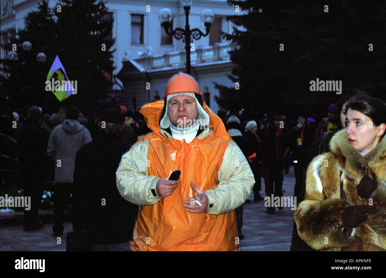 Révolution Orange, Nezaleznosty Maydan, Iouchtchenko, l'Ukraine, l'Ukraine, Kiev, Kiev, 2004, Timoshenko, Ianoukovitch, la démocratie Banque D'Images