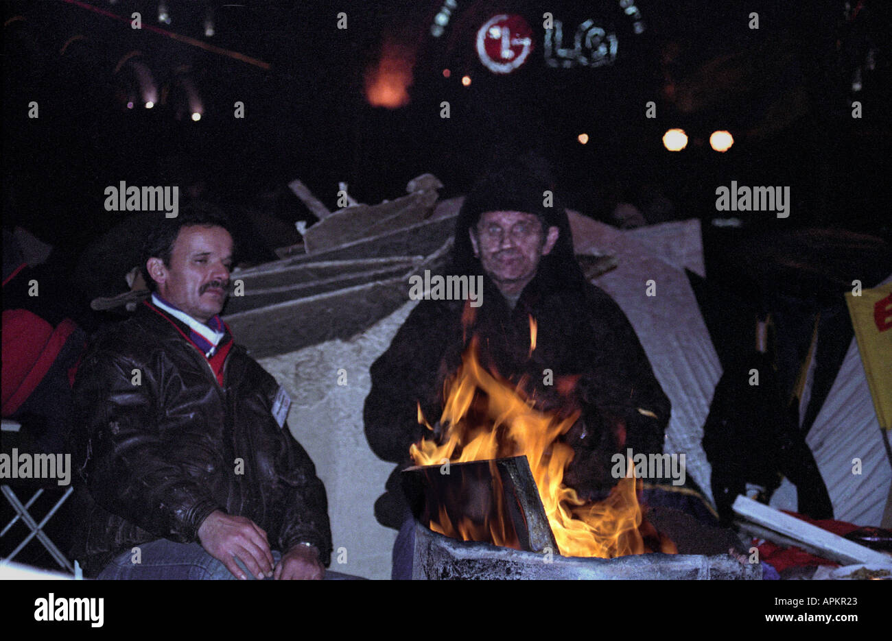 Révolution Orange, Nezaleznosty Maydan, Iouchtchenko, l'Ukraine, l'Ukraine, Kiev, Kiev, 2004, Timoshenko, Ianoukovitch, la démocratie Banque D'Images