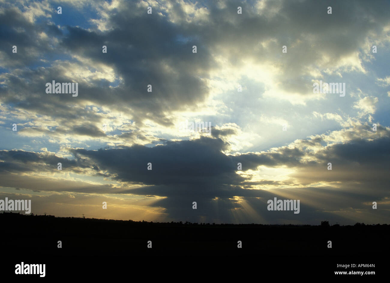 Nuage dans le ciel Banque D'Images