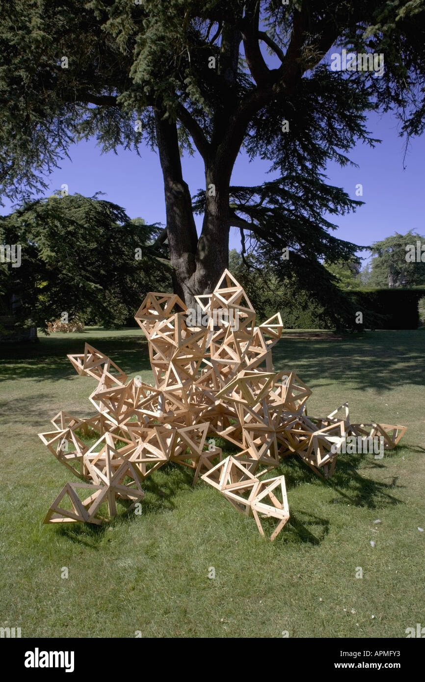 Domaine du Château de sudeley winchcombe les Cotswolds gloucestershire Angleterre dans l'oeuvre graphique motifs par Conrad shawcross Banque D'Images