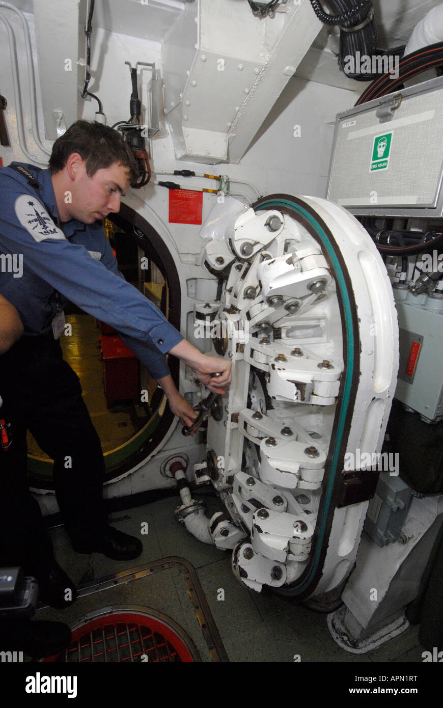 Sous-marin nucléaire infatigable HMS (S88) Banque D'Images