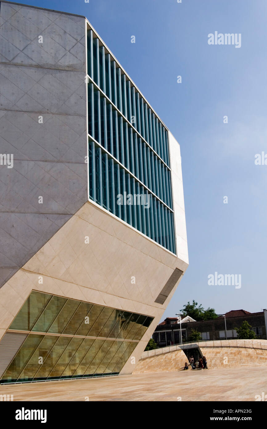 Casa da Musica Maison de la musique concert hall building in Porto Portugal Banque D'Images